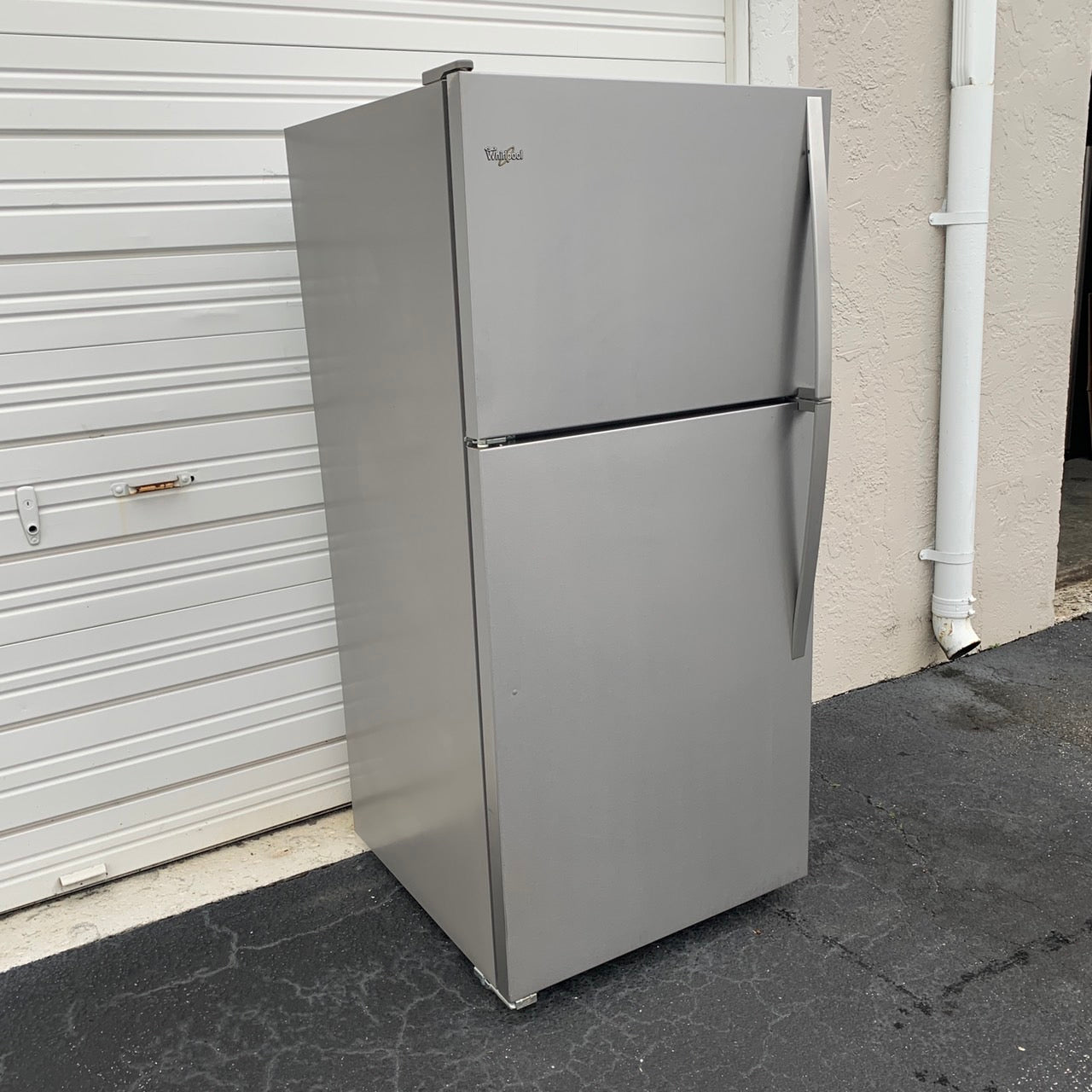 Whirlpool Stainless Steel Top and Bottom Refrigerator Whirlpool Stainless Steel Top and Bottom Refrigerator